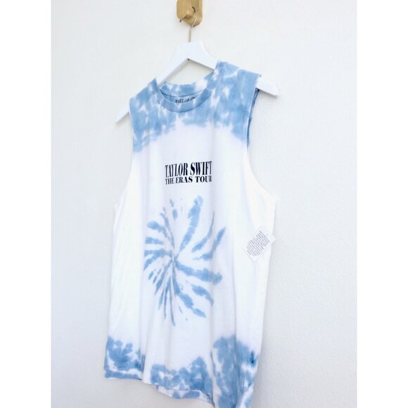 NEW! Official Taylor Swift Eras Tour Sleeveless Tank Top Tie Dye T-Shirt SZ L - Picture 10 of 11